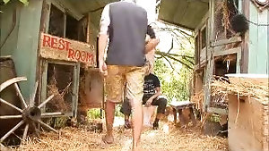 Drunks twinks sneak in pairs to suck each other's dicks